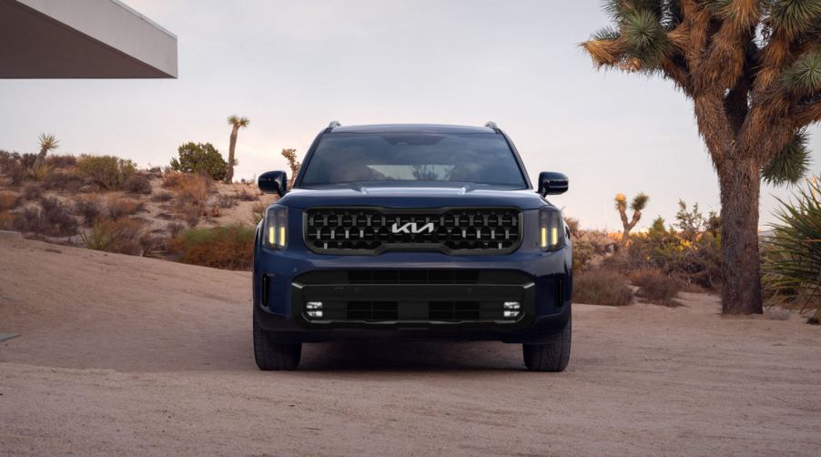 The 2024 Kia Telluride SUV in the desert