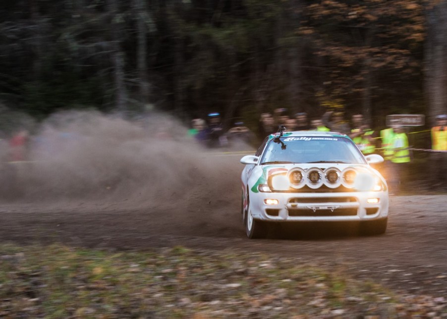 A 1991 Toyota Celica GR-Four Rally Car