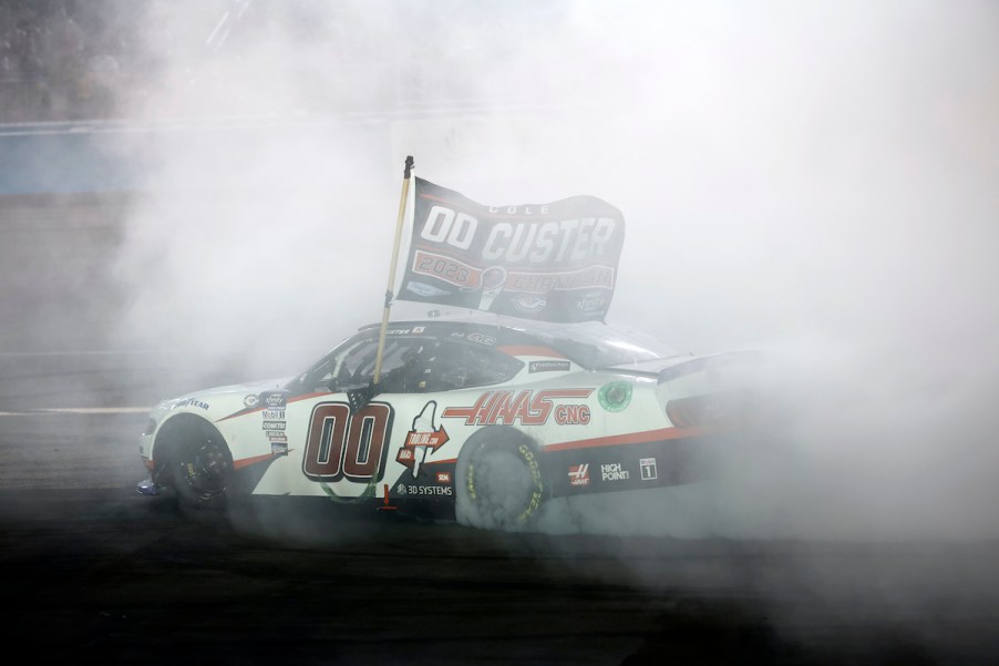 NASCAR Xfinity Series Championship burnout.