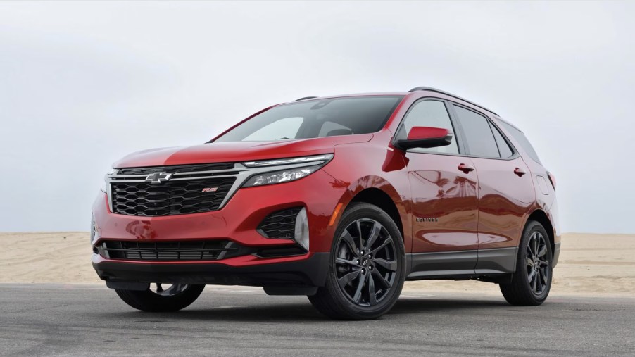 The 2023 Chevy Equinox parked on pavement