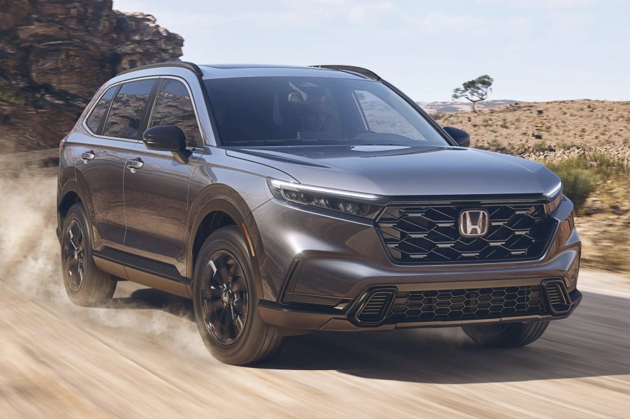 The 2023 Honda CR-V off-roading