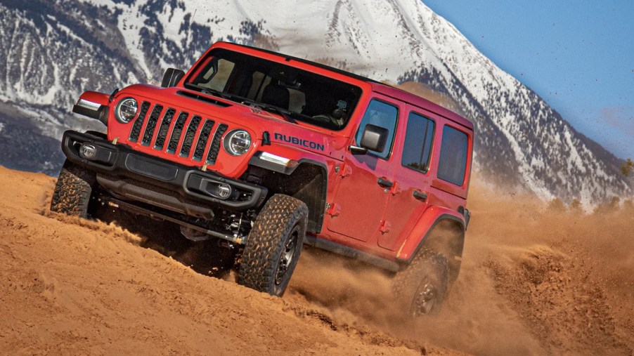 The 2023 Jeep Wrangler Rubicon 392 off-roading