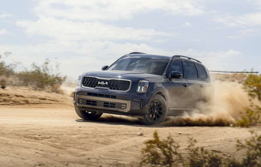 The 2024 Kia Telluride off-roading