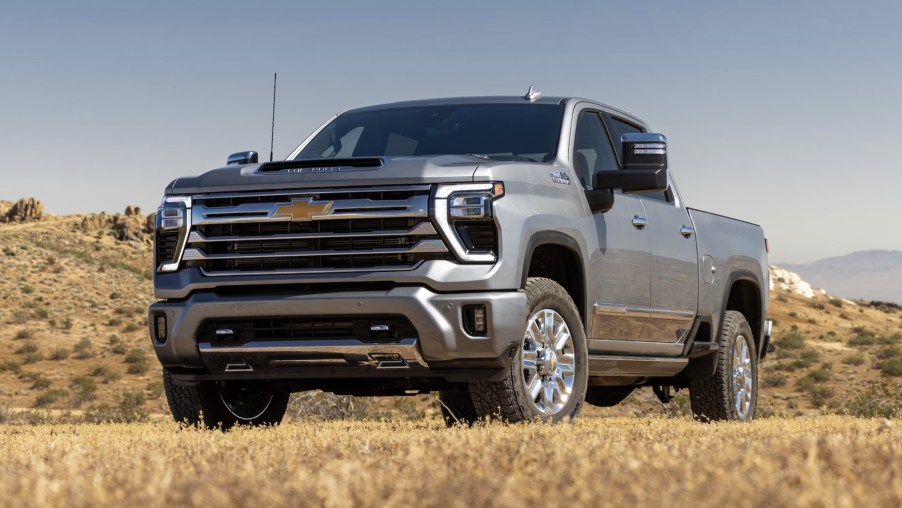 The 2024 Chevy Silverado 2500 HD off-roading