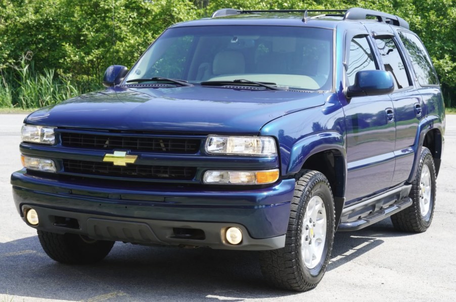 The 2026 Chevy Tahoe parked on pavement