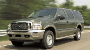 The Ford Excursion on the road