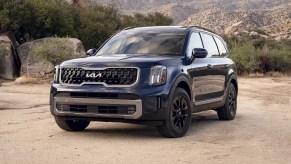 The 2024 Kia Telluride off-roading in sand