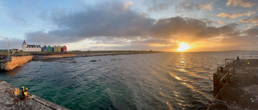 A sunset in John O'Groats is a gem on a road trip.