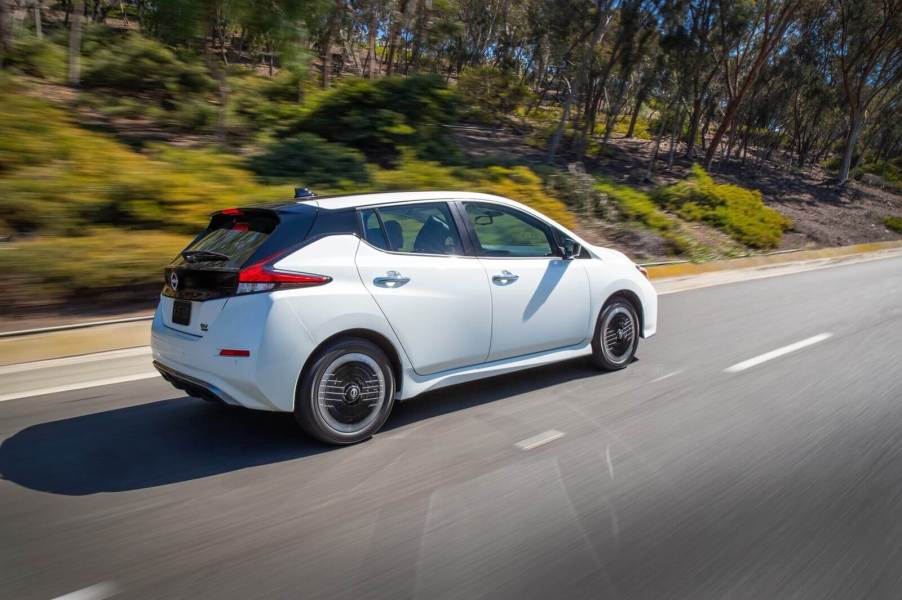 The Nissan LEAF qualifies for the $3,750 federal EV tax credit in 2024.