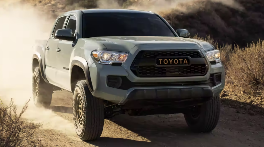 The 2023 Toyota Tacoma off-roading