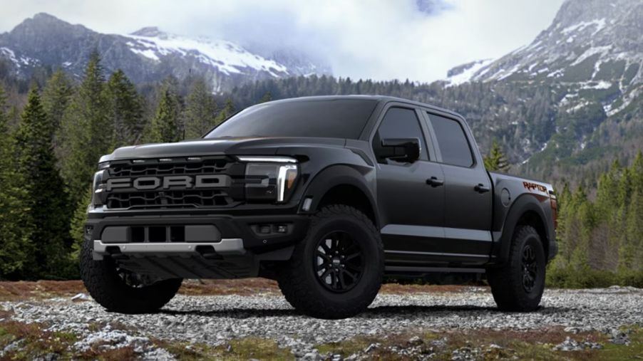 The 2024 Ford F-150 Raptor off-roading