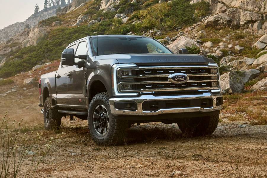 The 2024 Ford F-250 off-roading