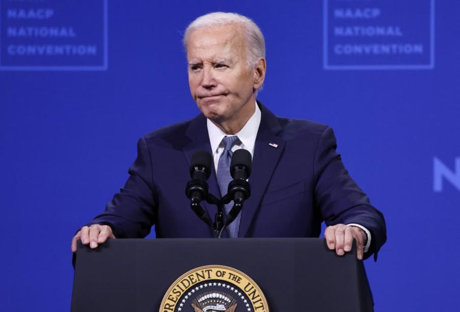 President Joe Biden, a former vice president and Chevrolet Corvette owner, takes the stage.