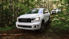 The 2020 Toyota Sequoia off-roading