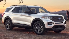 The 2024 Ford Explorer off-roading