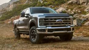 The 2024 Ford F-250 off-roading