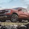 The 2024 Ford Ranger off-roading