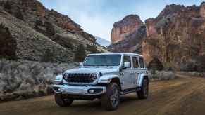 The 2024 Jeep Wrangler off-roading