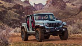 The 2024 Jeep Wrangler off-roading