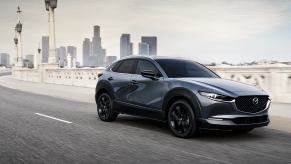 The 2024 Mazda CX-30 on the road