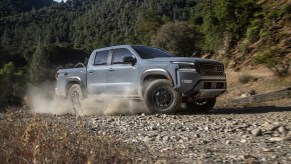 The 2024 Nissan Frontier off-roading