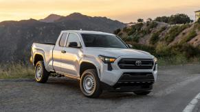 The 2024 Toyota Tacoma parked on the side of the road