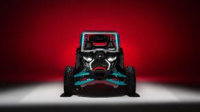 A 2025 Polaris RZR shows off its fang lights and new look.