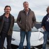 Richard Hammond, Jeremy Clarkson and James May at a press event for The Grand Tour.