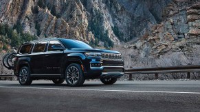 The 2024 Jeep Wagoneer on the road