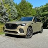 The 2025 Mazda CX-70 parked by trees