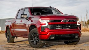 The 2024 Chevy Silverado off-roading in sand