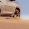 Toyota Land Cruiser SUV stuck in the dunes while off-roading in Australia