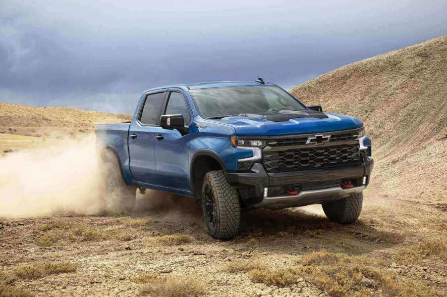 A 2021 Chevrolet Silverado, like the one impacted by one of the most recent GM recalls.