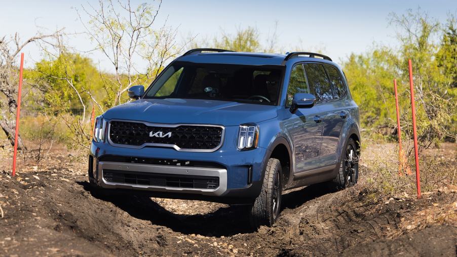 The 2024 Kia Telluride off-roading