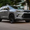 The 2025 Toyota Grand Highlander on the road