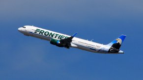 19 plane passengers are suing Frontier Airlines after being left on a smoke filled airplane following a mechanical issue.