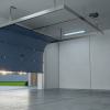 A garage door lets light in, but it can also admit crime.