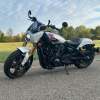 A Indian Scout 101 in a Louisville, Kentucky park.