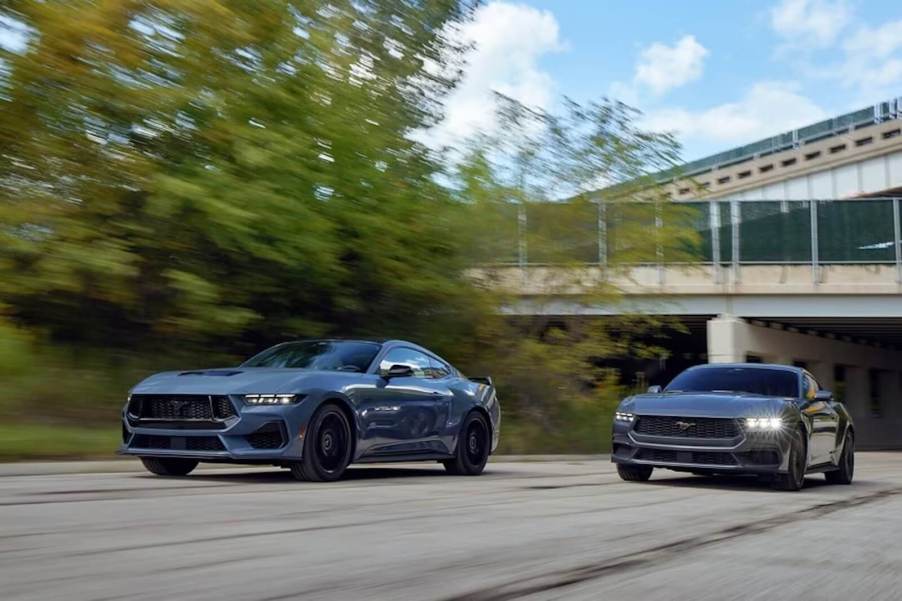 Two Ford Mustang pony cars with higher prices for 2025.