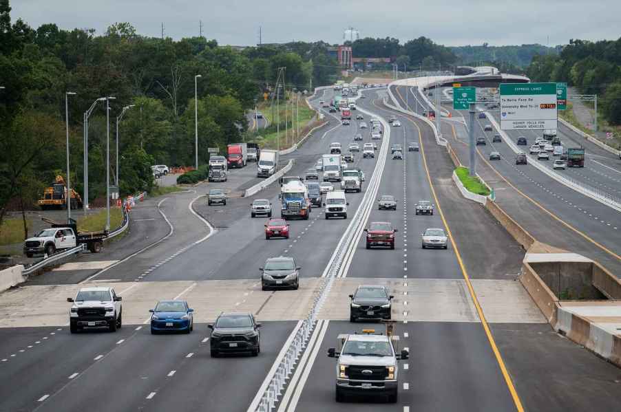 The express lanes in Virginia's I-66