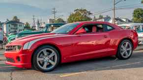 Orange special-edition Chevy Camaro