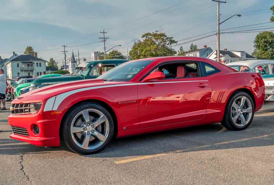 Orange special-edition Chevy Camaro