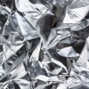 Crumpled aluminum foil texture