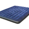 Blue Walmart air mattress on a white background