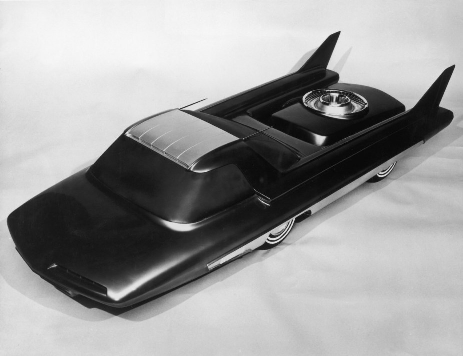 1958 Model of a Ford Nucleon nuclear-powered concept car.