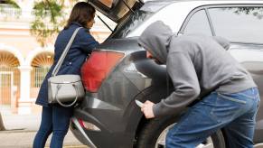 A couple in Tennessee became car theft victims when a man pretended to help after an emergency and then drove off in their truck.