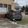 A student driver ran a Ford SUV into the Chaska, MN DMV building