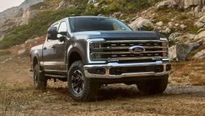 The 2023 Ford F-250 off-roading