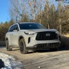 The 2025 Infiniti QX60 near snow