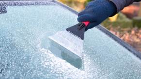 An icy windshield hack from TikTok has experts concerned.